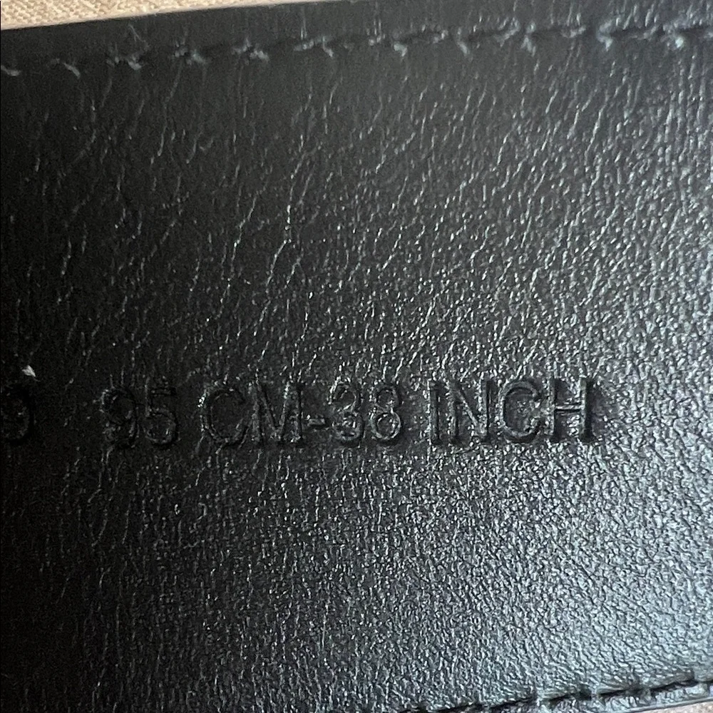 Dolce & Gabbana Black Belt with Gold Embellished Buckle - Picture 4 of 5